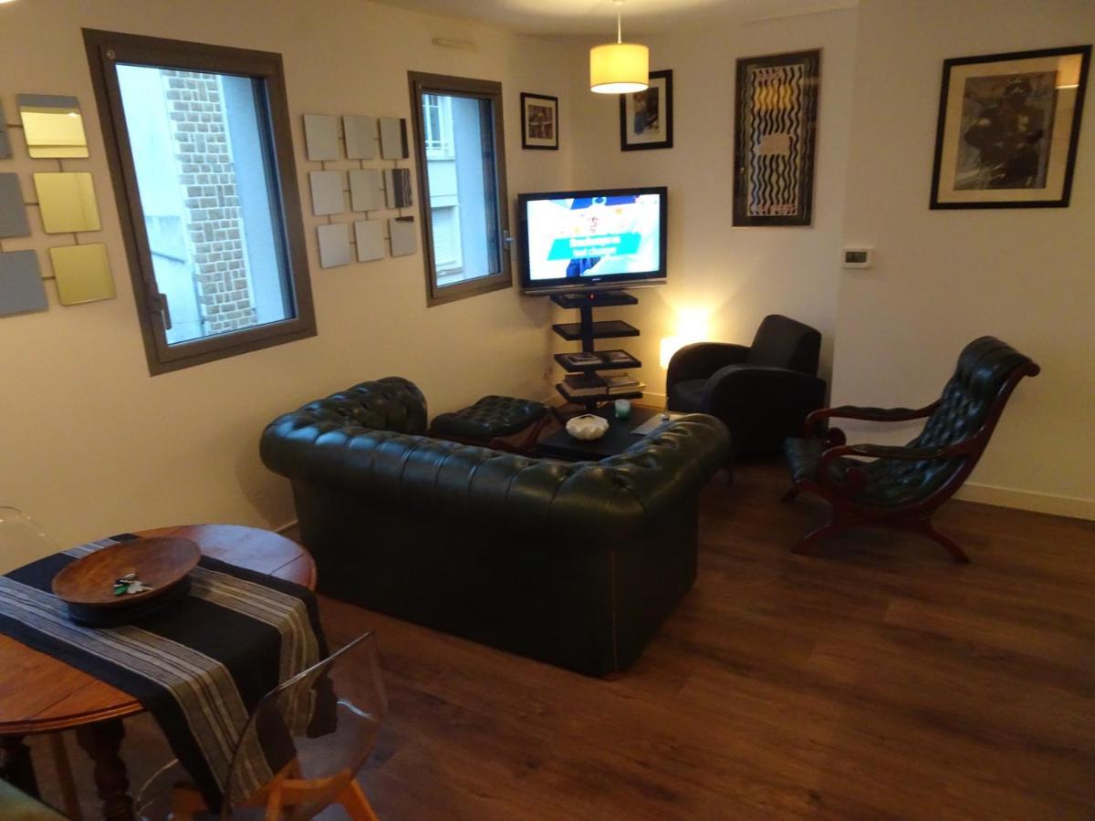 Appartement Calme En Plein Centre Ville Granville Bagian luar foto